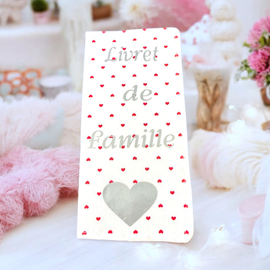 Protège Livret de Famille « Unis par le Coeur »