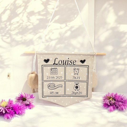 Bannière étoilée naissance