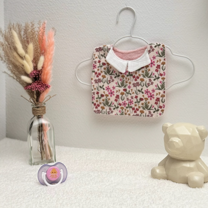 Bavoir à col pour bébé  personnalisable