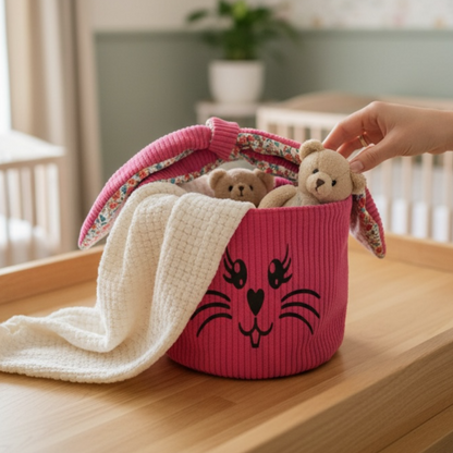 Panier de rangement bébé personnalisé